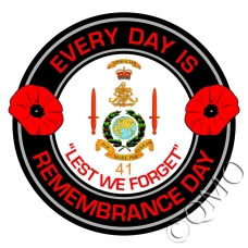 Royal Marines 41 Commando Remembrance Day Sticker